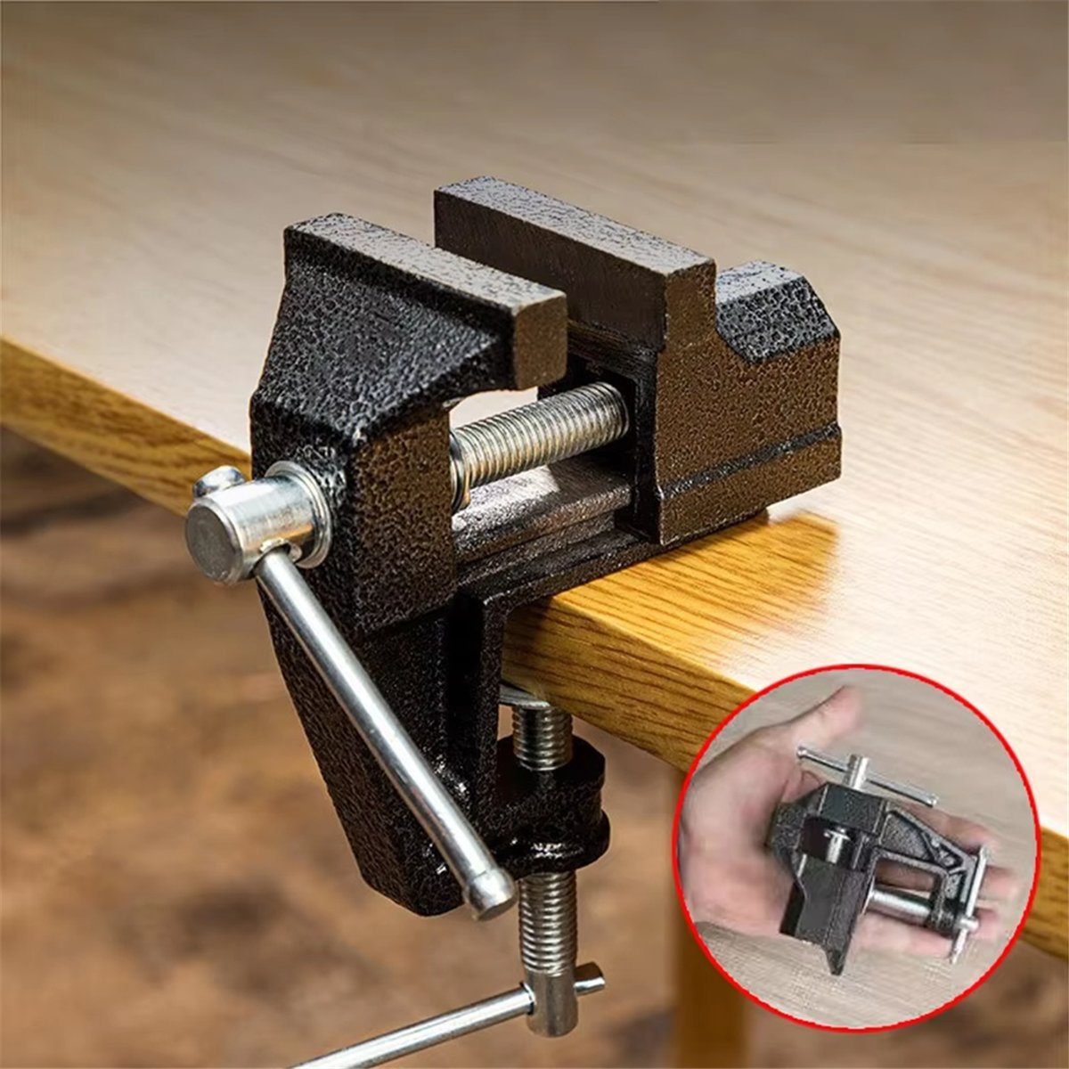 SDFC Mini Bench Vise Woodworki - Woodworking Diy recension och pris