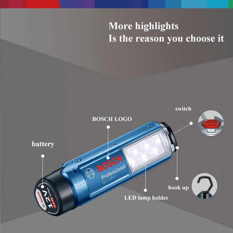 Bosch Rechargeable Light GLI 1 - Woodworking Diy recension och pris