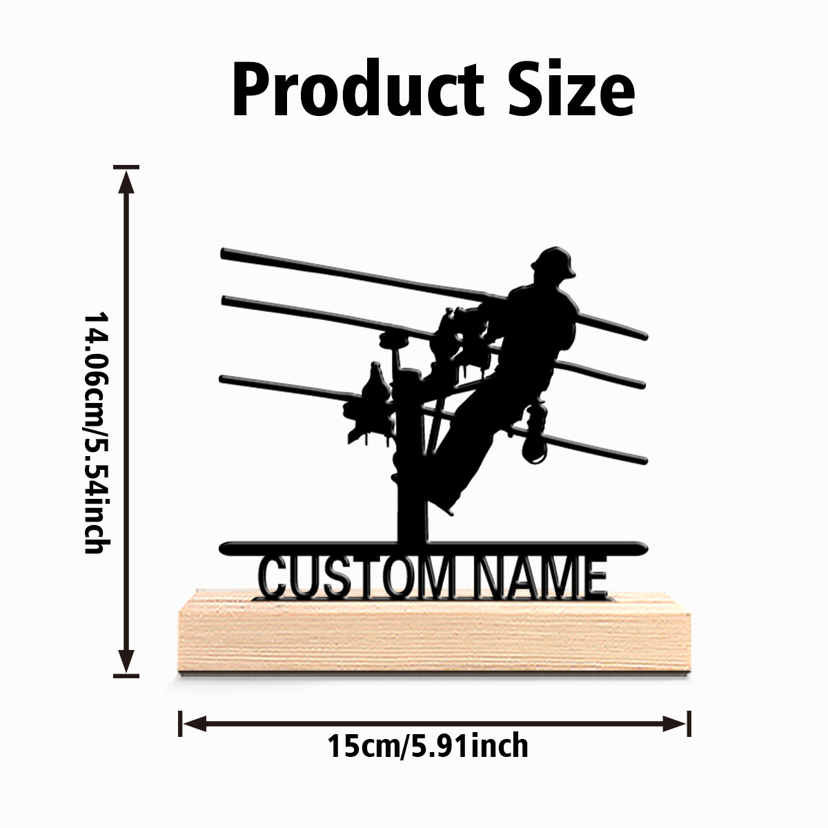 1pc Stylish Personalized Custo - Woodworking Laser recension och pris