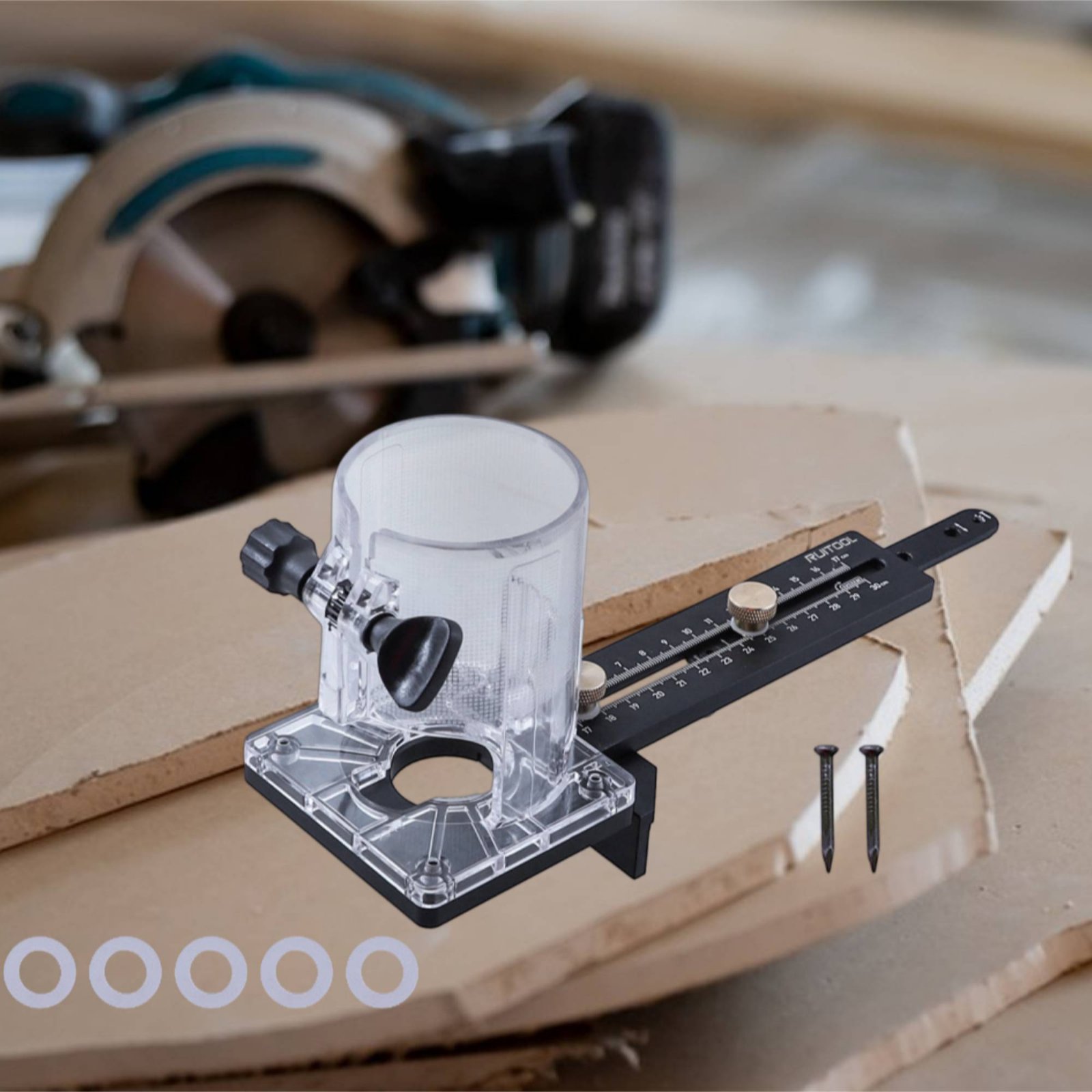 Router Circle Cutting Jig Mult - Woodworking Router recension och pris